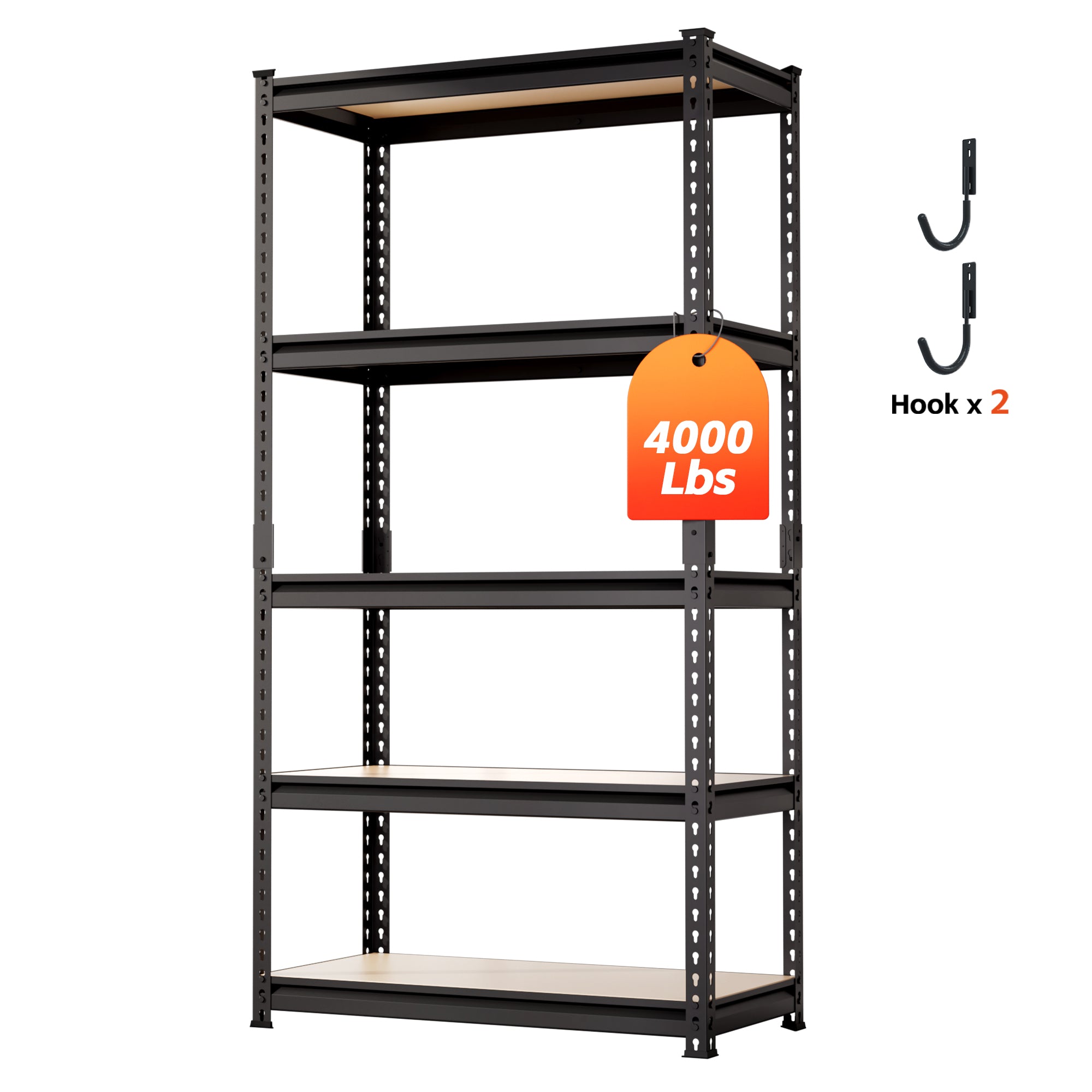 DYNALOAD Basic 4000 LBS Capacity 5-Tier Garage Shelving 36