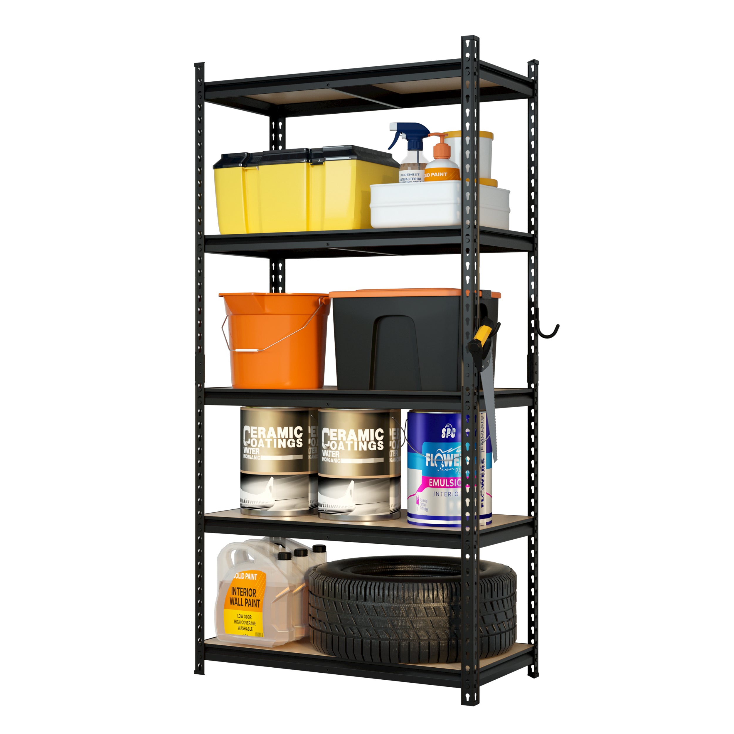 DYNALOAD 5 Tier Shelves 36
