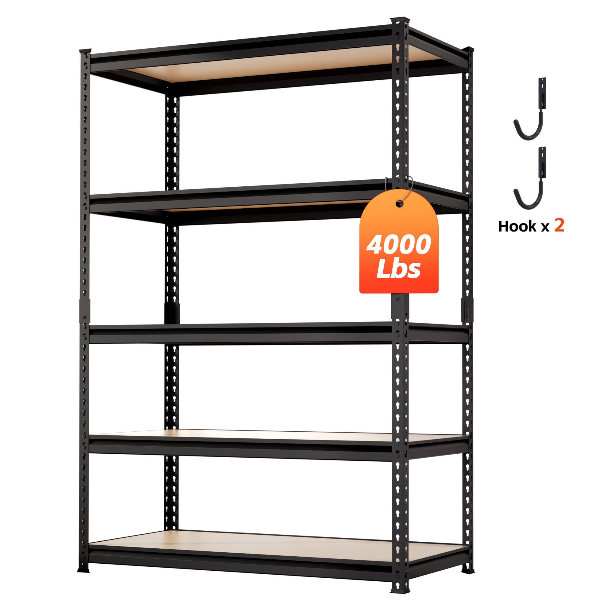 DYNALOAD Basic 4000 LBS Capacity 5-Tier Garage Shelving 48